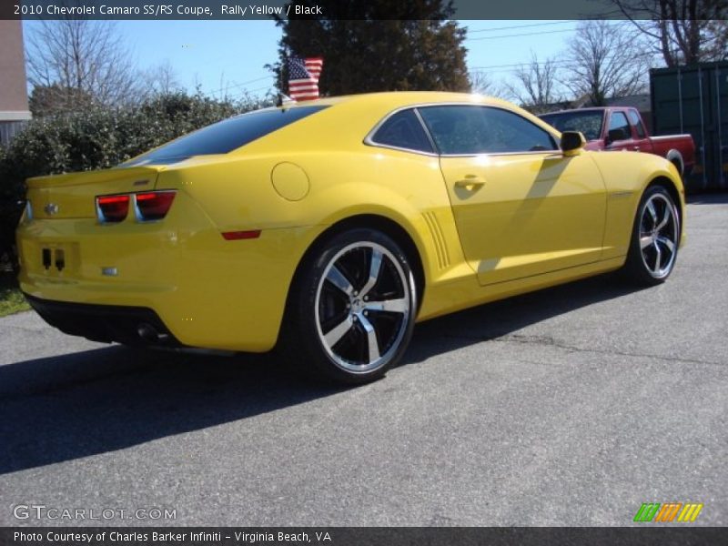 Rally Yellow / Black 2010 Chevrolet Camaro SS/RS Coupe