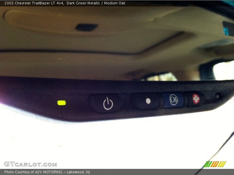 Dark Green Metallic / Medium Oak 2003 Chevrolet TrailBlazer LT 4x4