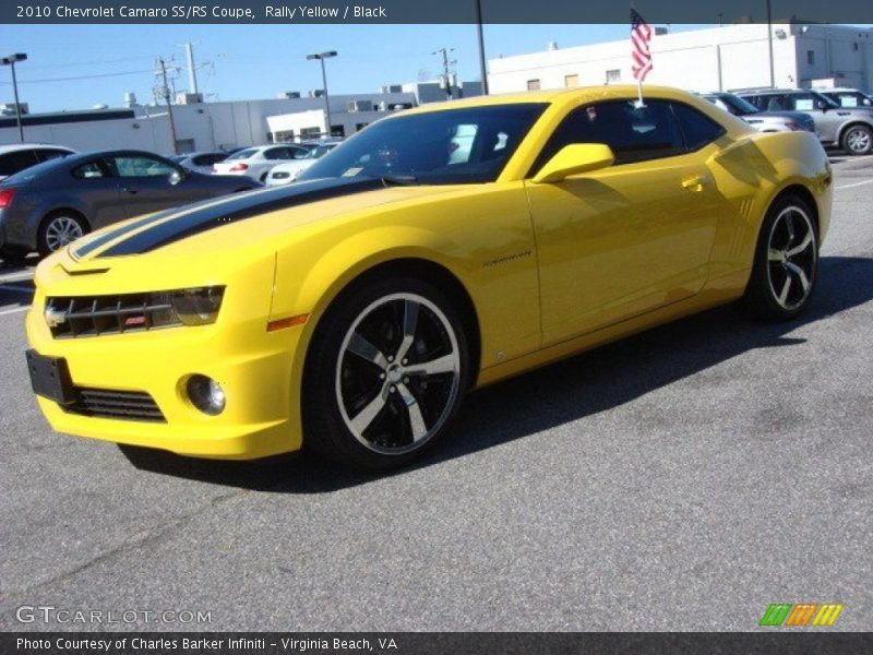 Rally Yellow / Black 2010 Chevrolet Camaro SS/RS Coupe