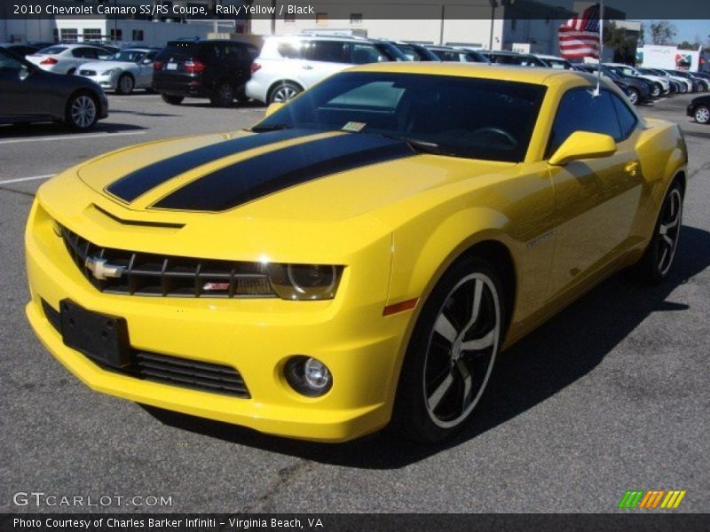 Rally Yellow / Black 2010 Chevrolet Camaro SS/RS Coupe