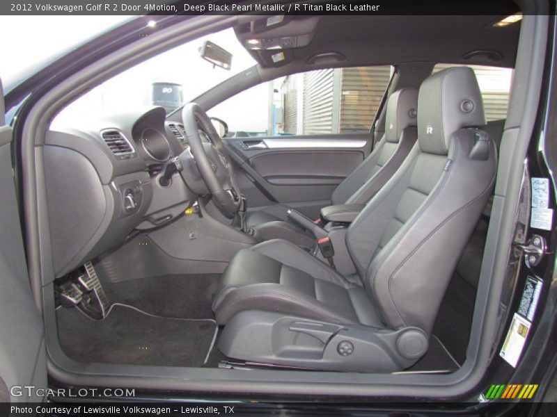  2012 Golf R 2 Door 4Motion R Titan Black Leather Interior