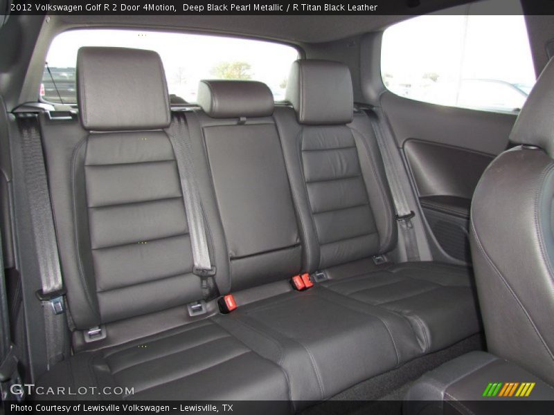 Rear Seat of 2012 Golf R 2 Door 4Motion