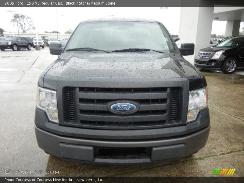 Black / Stone/Medium Stone 2009 Ford F150 XL Regular Cab