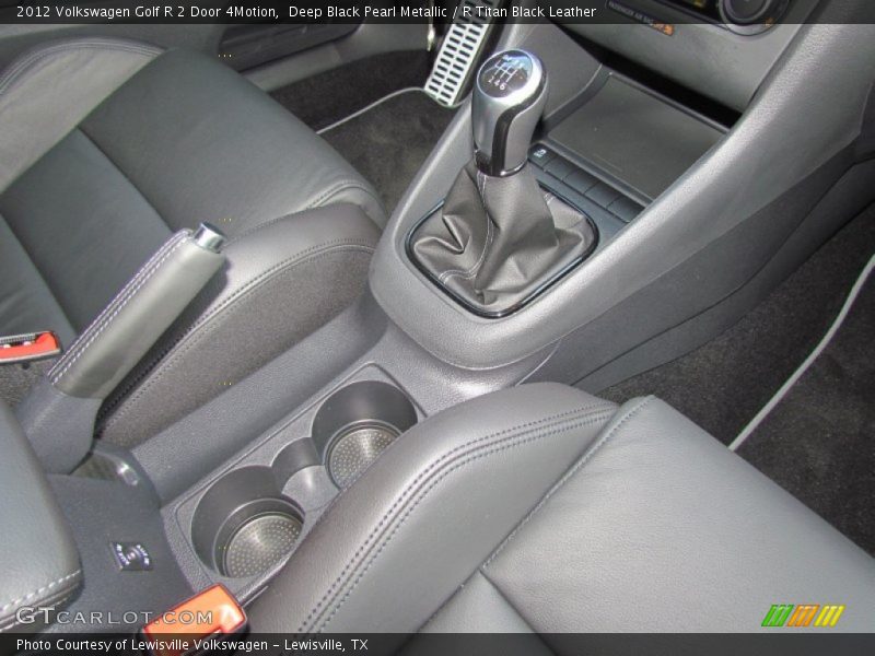 Deep Black Pearl Metallic / R Titan Black Leather 2012 Volkswagen Golf R 2 Door 4Motion