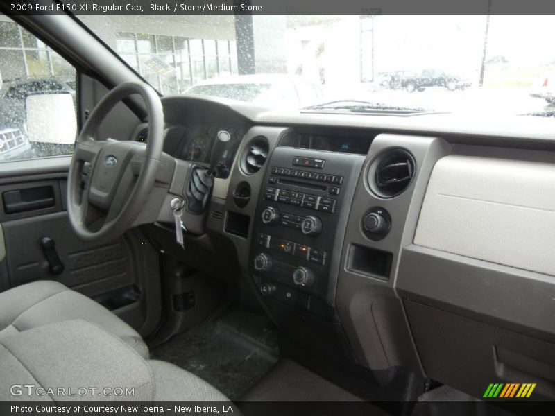 Black / Stone/Medium Stone 2009 Ford F150 XL Regular Cab