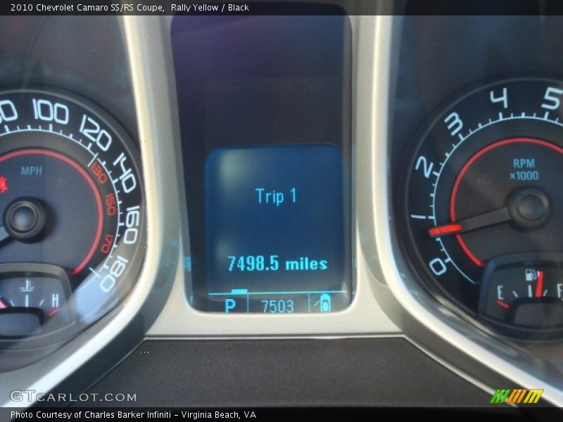 Rally Yellow / Black 2010 Chevrolet Camaro SS/RS Coupe