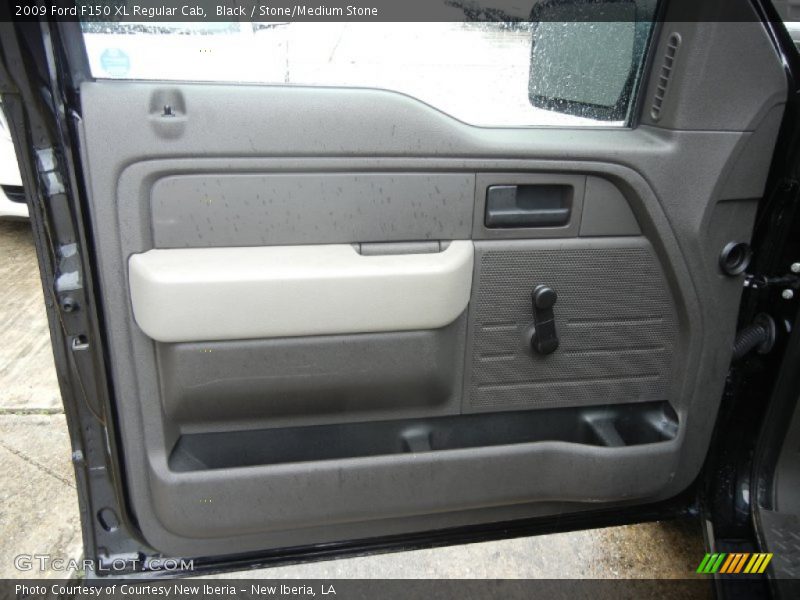 Black / Stone/Medium Stone 2009 Ford F150 XL Regular Cab