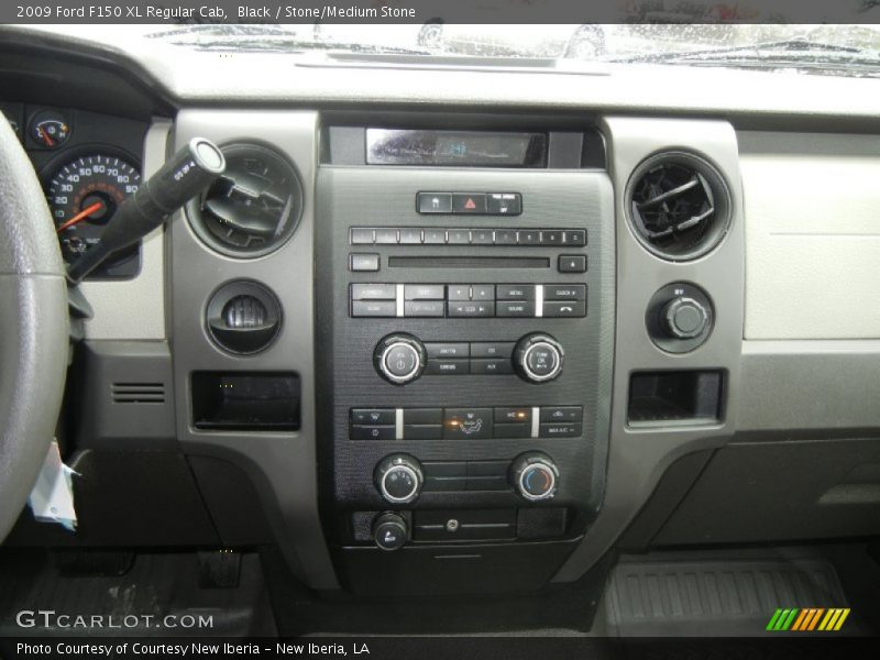 Black / Stone/Medium Stone 2009 Ford F150 XL Regular Cab