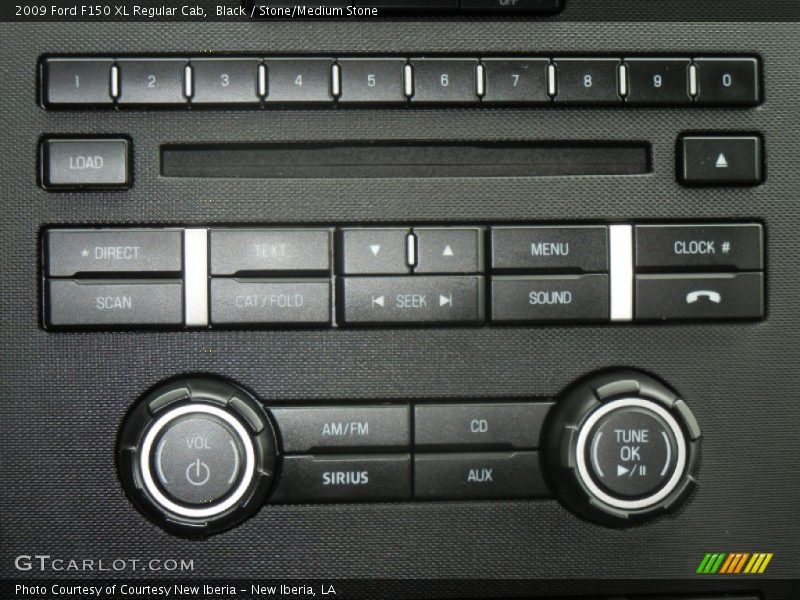 Black / Stone/Medium Stone 2009 Ford F150 XL Regular Cab