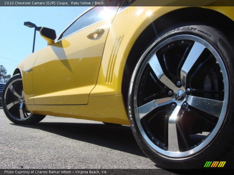 Rally Yellow / Black 2010 Chevrolet Camaro SS/RS Coupe