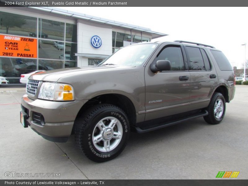 Pueblo Gold Metallic / Medium Parchment 2004 Ford Explorer XLT
