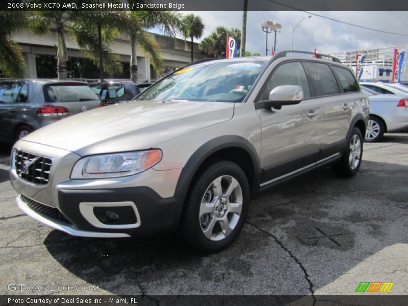 Seashell Metallic / Sandstone Beige 2008 Volvo XC70 AWD