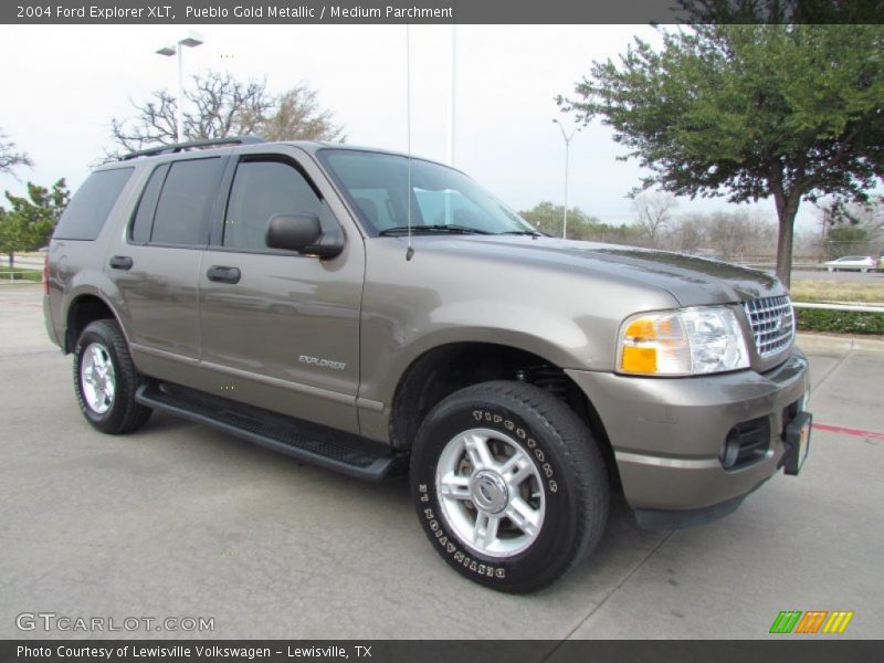 Pueblo Gold Metallic / Medium Parchment 2004 Ford Explorer XLT