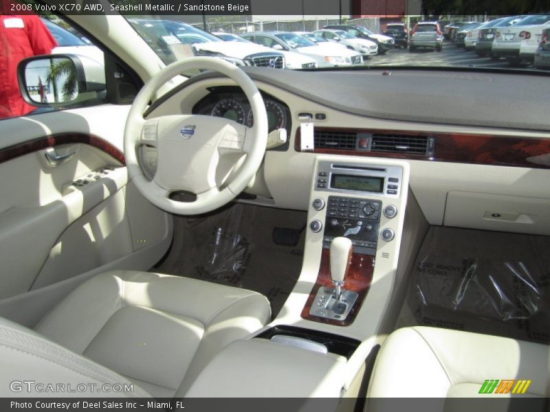 Seashell Metallic / Sandstone Beige 2008 Volvo XC70 AWD