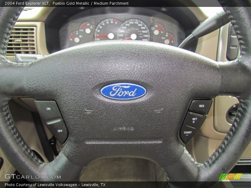Pueblo Gold Metallic / Medium Parchment 2004 Ford Explorer XLT