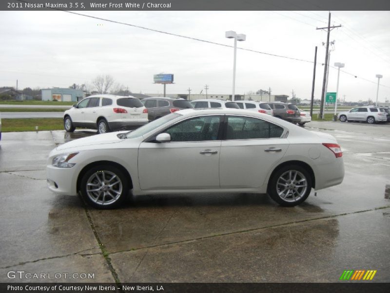 Winter Frost White / Charcoal 2011 Nissan Maxima 3.5 S