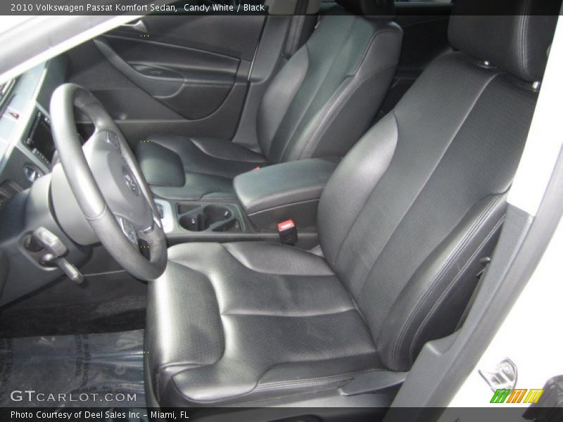 Candy White / Black 2010 Volkswagen Passat Komfort Sedan