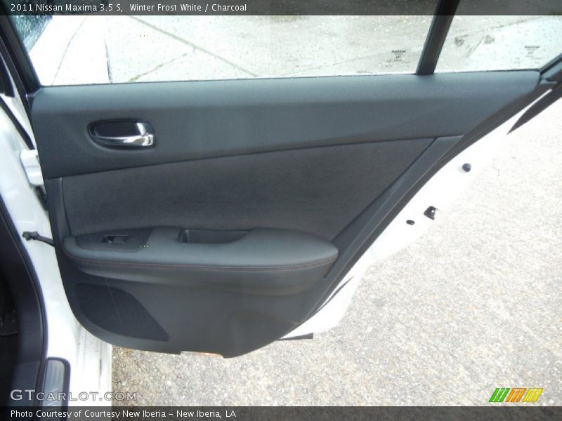 Winter Frost White / Charcoal 2011 Nissan Maxima 3.5 S
