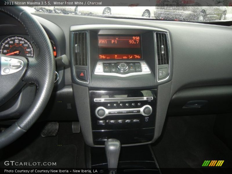 Winter Frost White / Charcoal 2011 Nissan Maxima 3.5 S