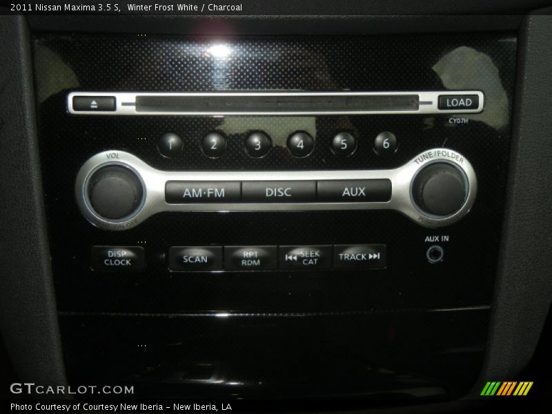 Winter Frost White / Charcoal 2011 Nissan Maxima 3.5 S