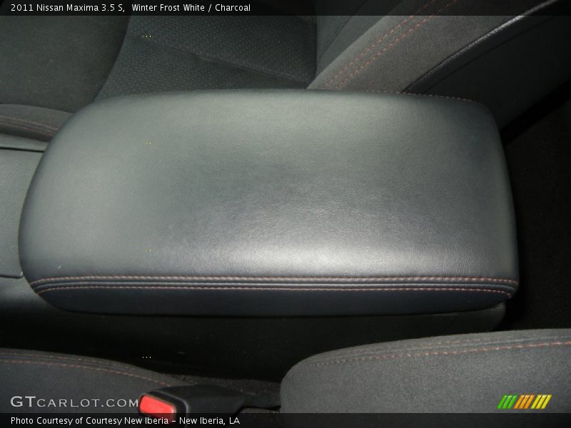 Winter Frost White / Charcoal 2011 Nissan Maxima 3.5 S