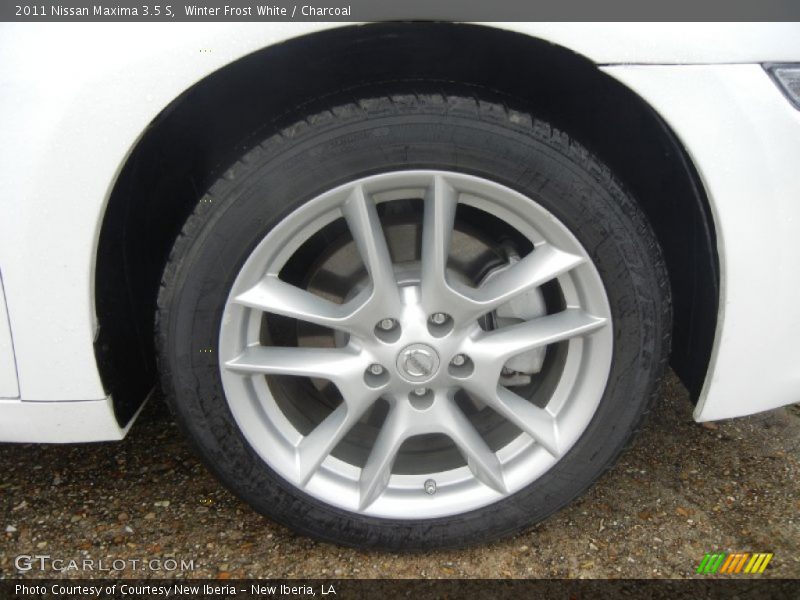 Winter Frost White / Charcoal 2011 Nissan Maxima 3.5 S
