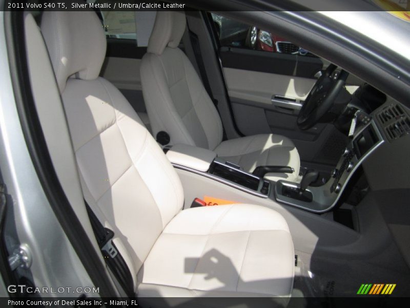 Silver Metallic / Umbra/Calcite Leather 2011 Volvo S40 T5