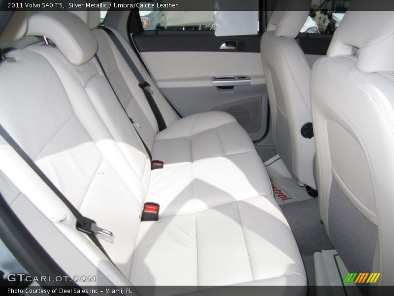 Silver Metallic / Umbra/Calcite Leather 2011 Volvo S40 T5
