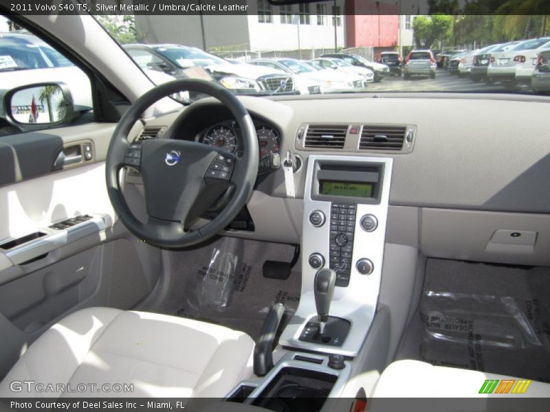 Silver Metallic / Umbra/Calcite Leather 2011 Volvo S40 T5