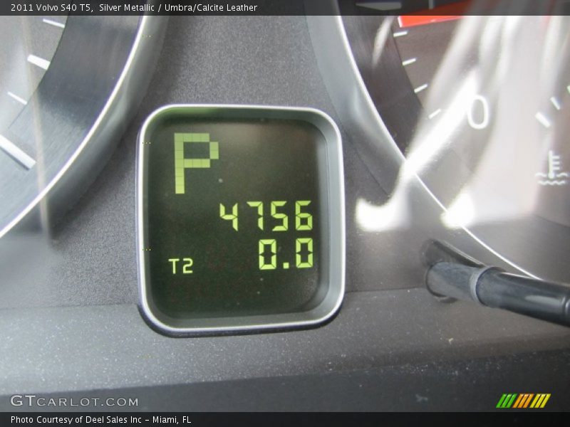 Silver Metallic / Umbra/Calcite Leather 2011 Volvo S40 T5