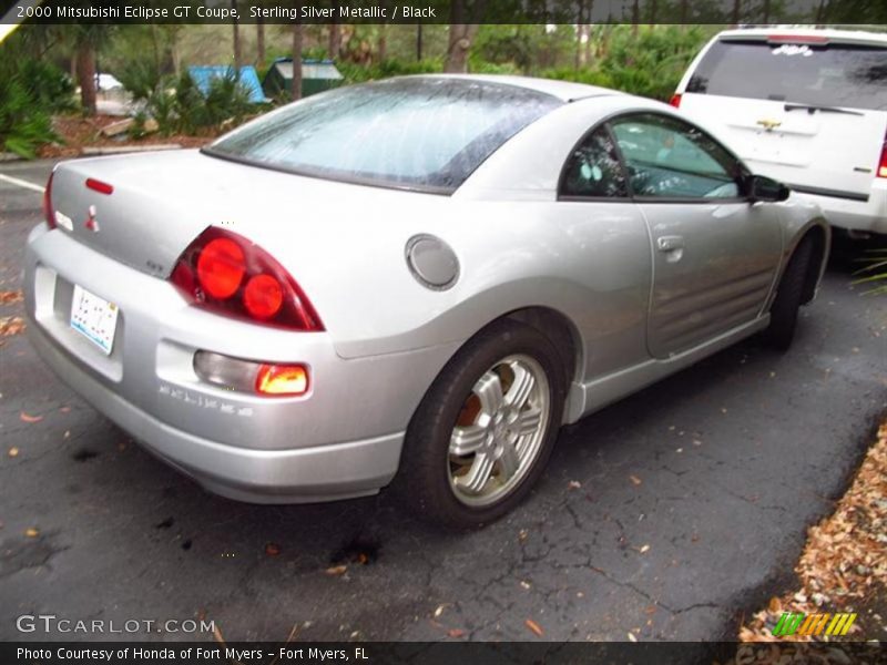 Sterling Silver Metallic / Black 2000 Mitsubishi Eclipse GT Coupe