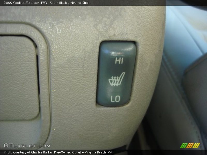 Sable Black / Neutral Shale 2000 Cadillac Escalade 4WD