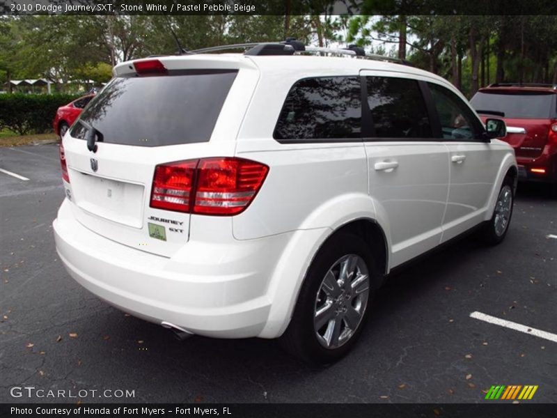 Stone White / Pastel Pebble Beige 2010 Dodge Journey SXT