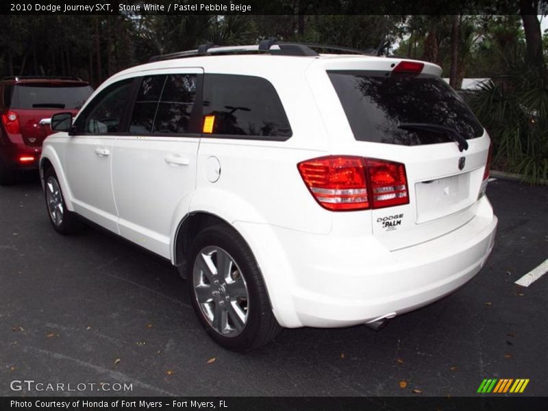 Stone White / Pastel Pebble Beige 2010 Dodge Journey SXT