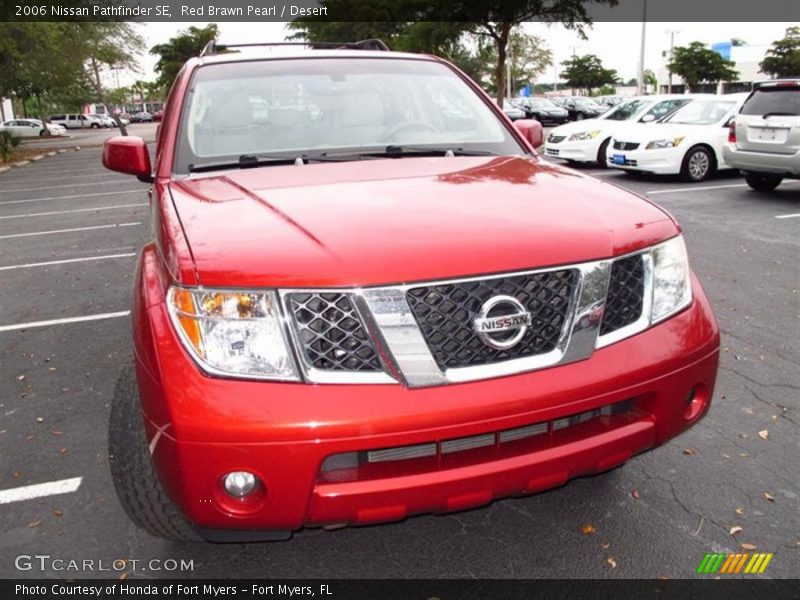 Red Brawn Pearl / Desert 2006 Nissan Pathfinder SE