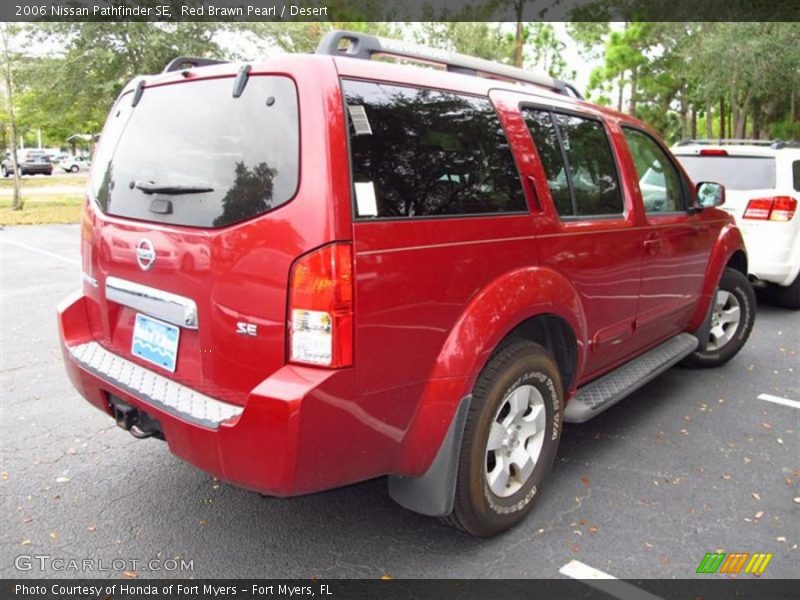 Red Brawn Pearl / Desert 2006 Nissan Pathfinder SE