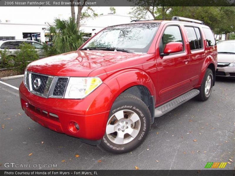 Red Brawn Pearl / Desert 2006 Nissan Pathfinder SE