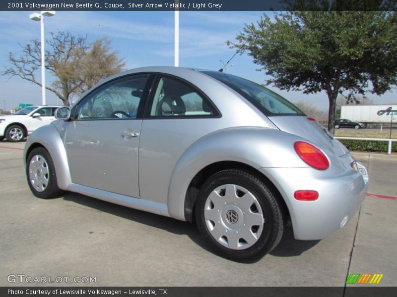 Silver Arrow Metallic / Light Grey 2001 Volkswagen New Beetle GL Coupe