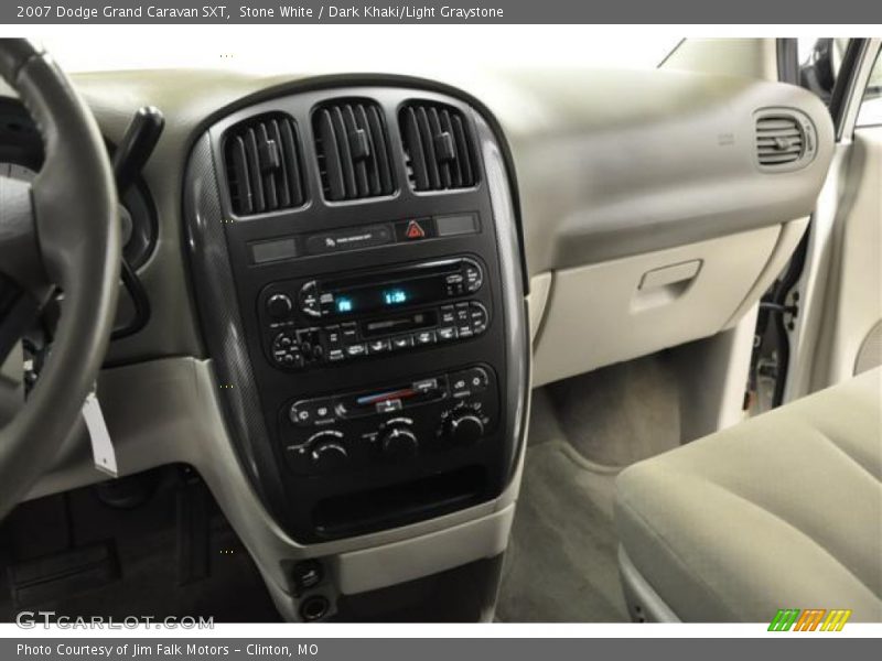 Stone White / Dark Khaki/Light Graystone 2007 Dodge Grand Caravan SXT