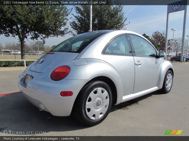Silver Arrow Metallic / Light Grey 2001 Volkswagen New Beetle GL Coupe
