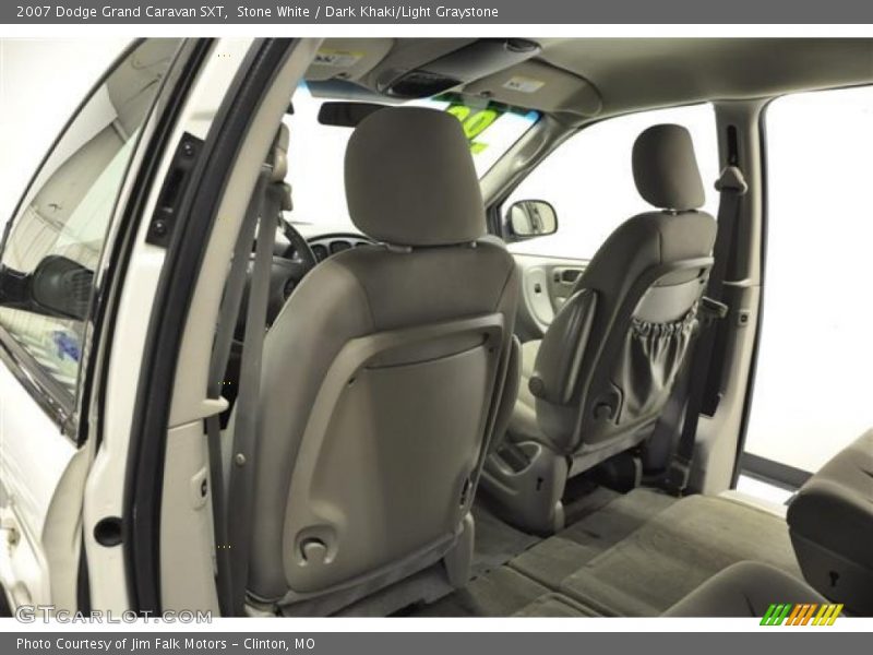 Stone White / Dark Khaki/Light Graystone 2007 Dodge Grand Caravan SXT