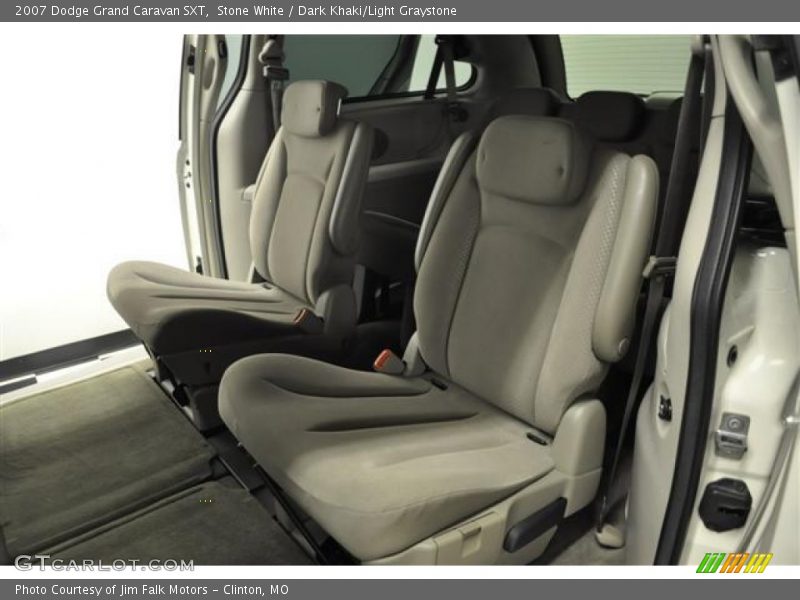 Stone White / Dark Khaki/Light Graystone 2007 Dodge Grand Caravan SXT