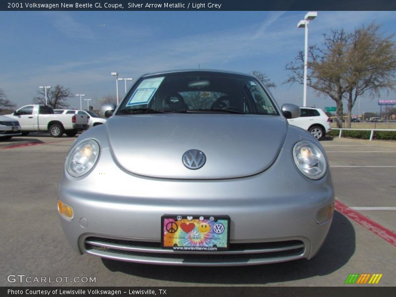 Silver Arrow Metallic / Light Grey 2001 Volkswagen New Beetle GL Coupe