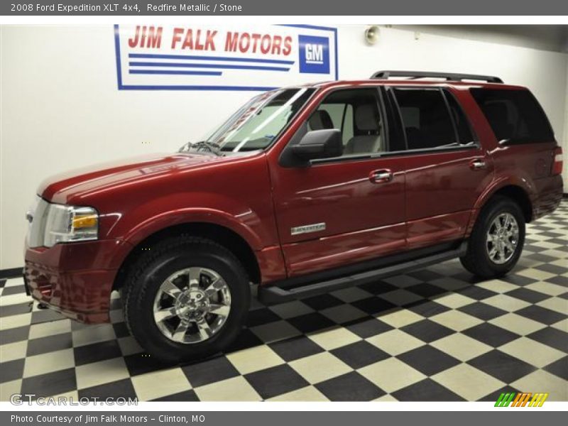 Redfire Metallic / Stone 2008 Ford Expedition XLT 4x4