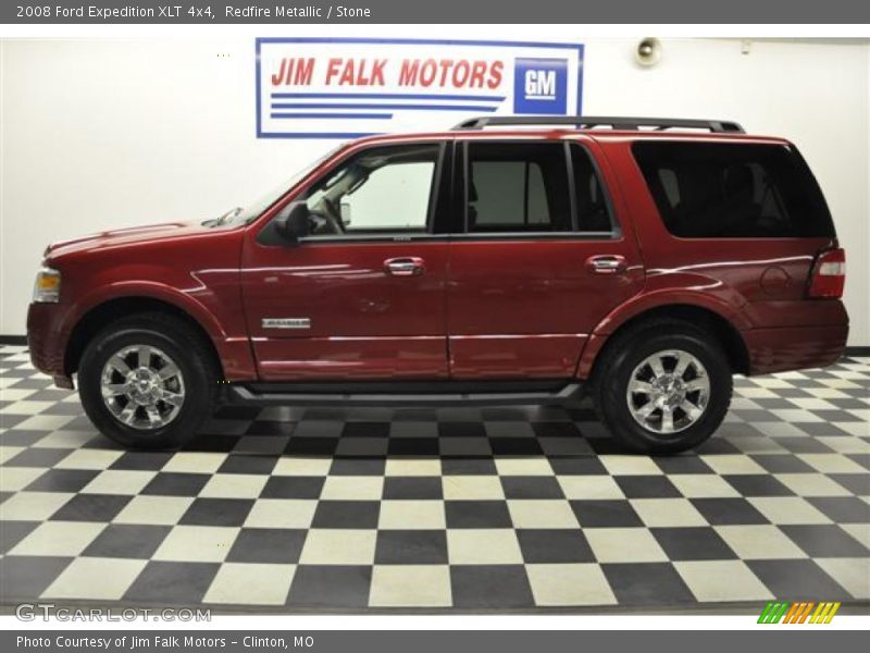 Redfire Metallic / Stone 2008 Ford Expedition XLT 4x4