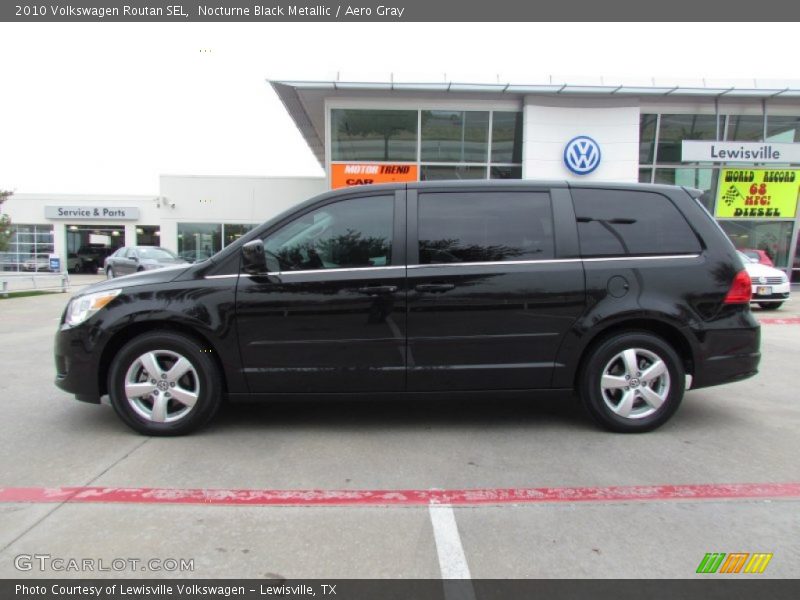 Nocturne Black Metallic / Aero Gray 2010 Volkswagen Routan SEL