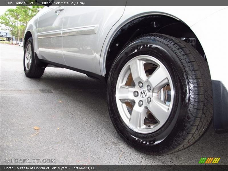 Billet Silver Metallic / Gray 2009 Honda Pilot EX