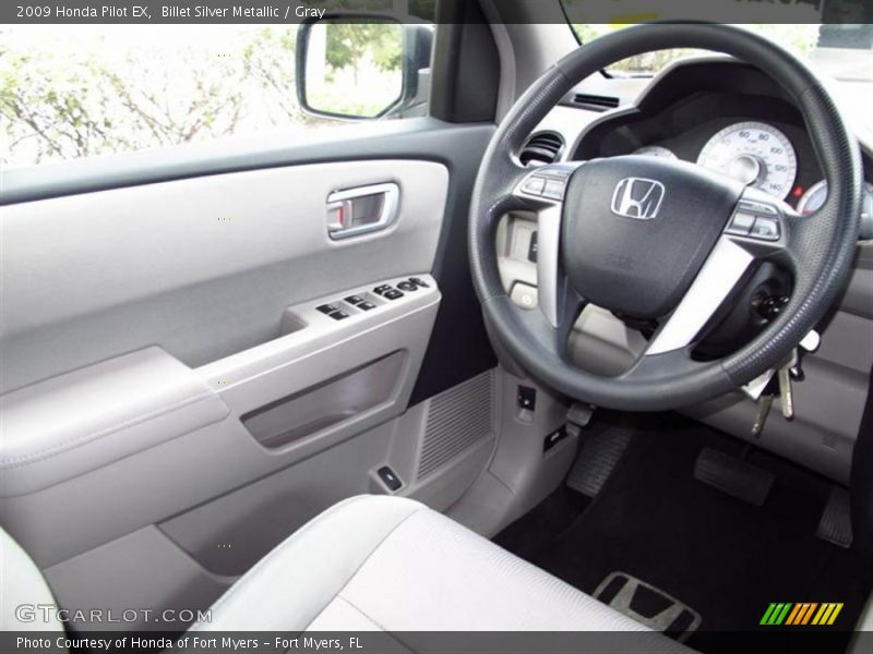 Billet Silver Metallic / Gray 2009 Honda Pilot EX