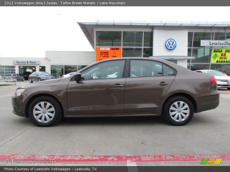Toffee Brown Metallic / Latte Macchiato 2012 Volkswagen Jetta S Sedan
