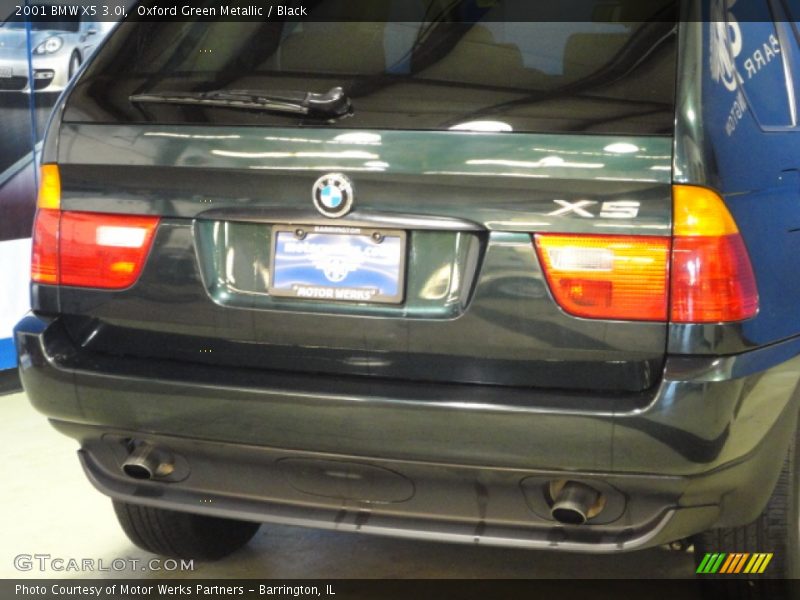 Oxford Green Metallic / Black 2001 BMW X5 3.0i